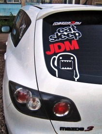 Наклейка Eat Sleep JDM 