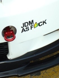 Наклейка JDM as fuck 