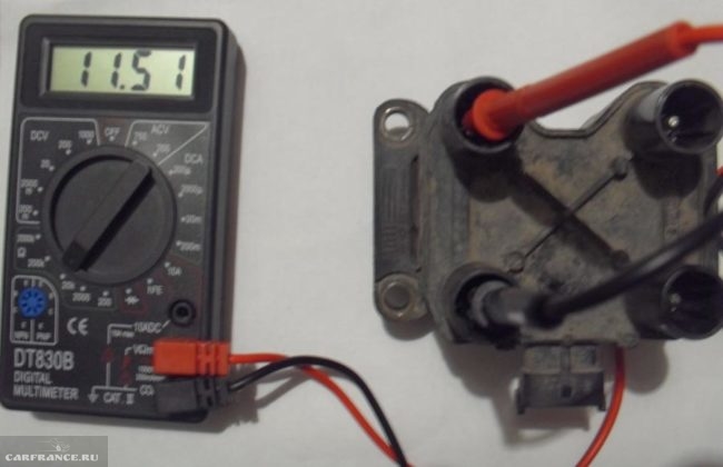 Проверка модуля зажигания мультиметром на ВАЗ-2114