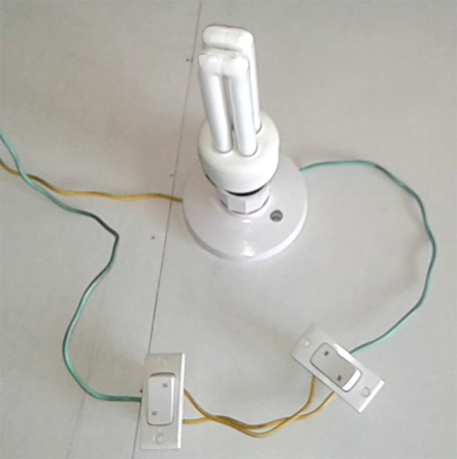 2 way switching by 2 wire method