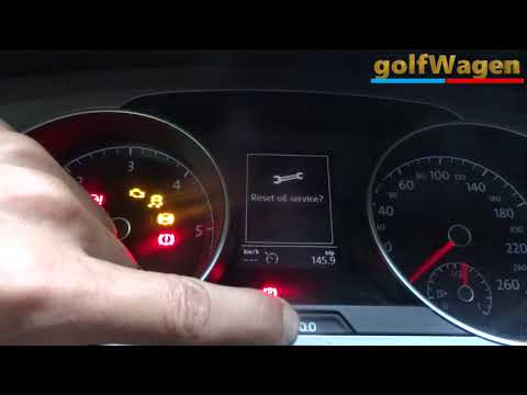 VW Golf 7 service reset