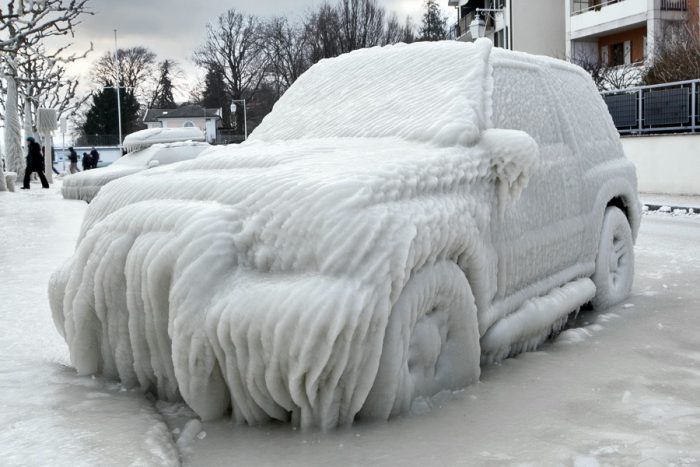 мороз утепление авто