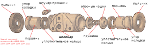 задний тормозной цилиндрик 2101-2107