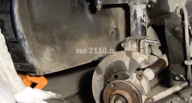 Замена тормозных дисков на ВАЗ 2110